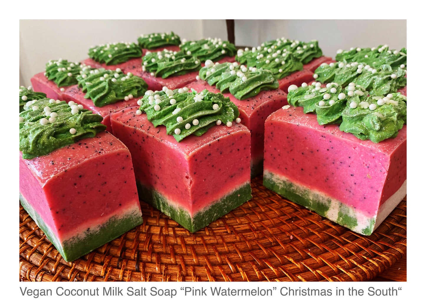 Vegan Pink Watermelon Colossal Coconut Milk Salt Bar